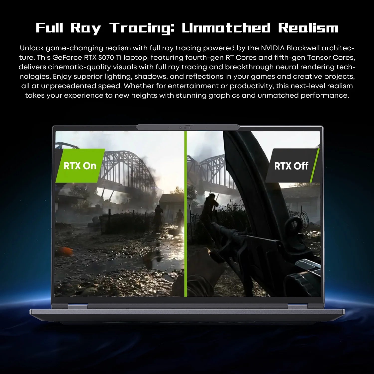 Gaming Laptop 16 inch RTX 5070Ti 32GB DDR5 1TB a7