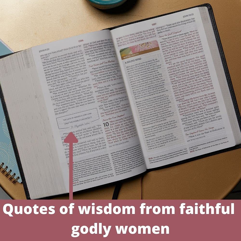 Woman's Study Bible Hardcover Red Letter Full-Color Edition k7m