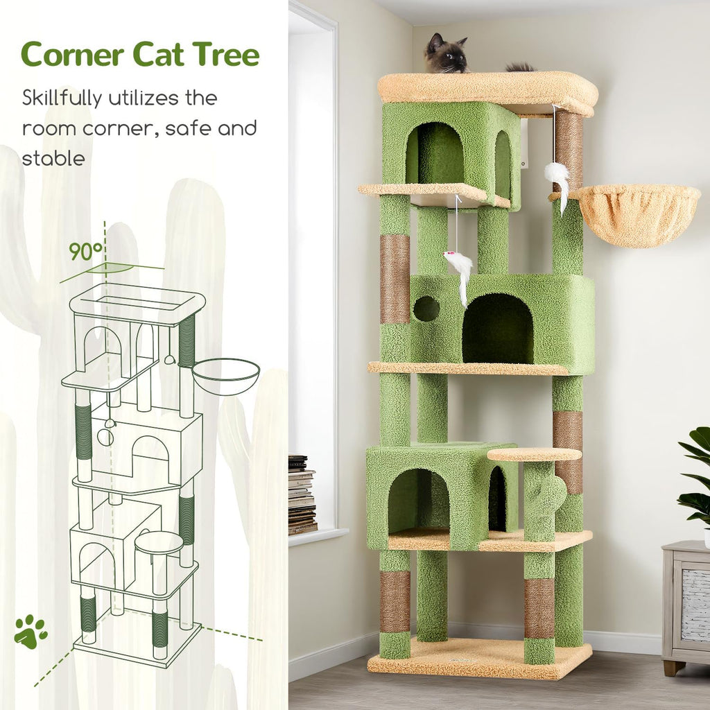 Cat Climbing Tower with Platform and Caves 7k