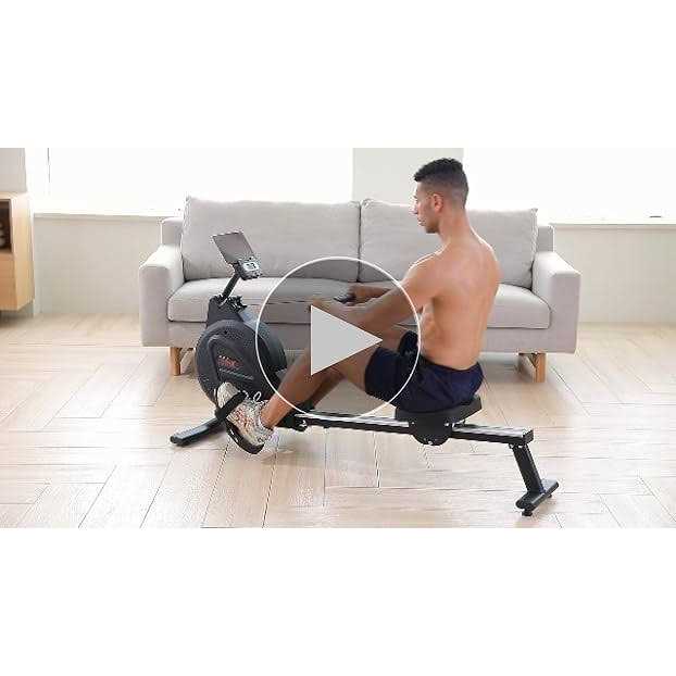 Magnetic Rowing Machine with LCD Monitor for Home Cardio k7x