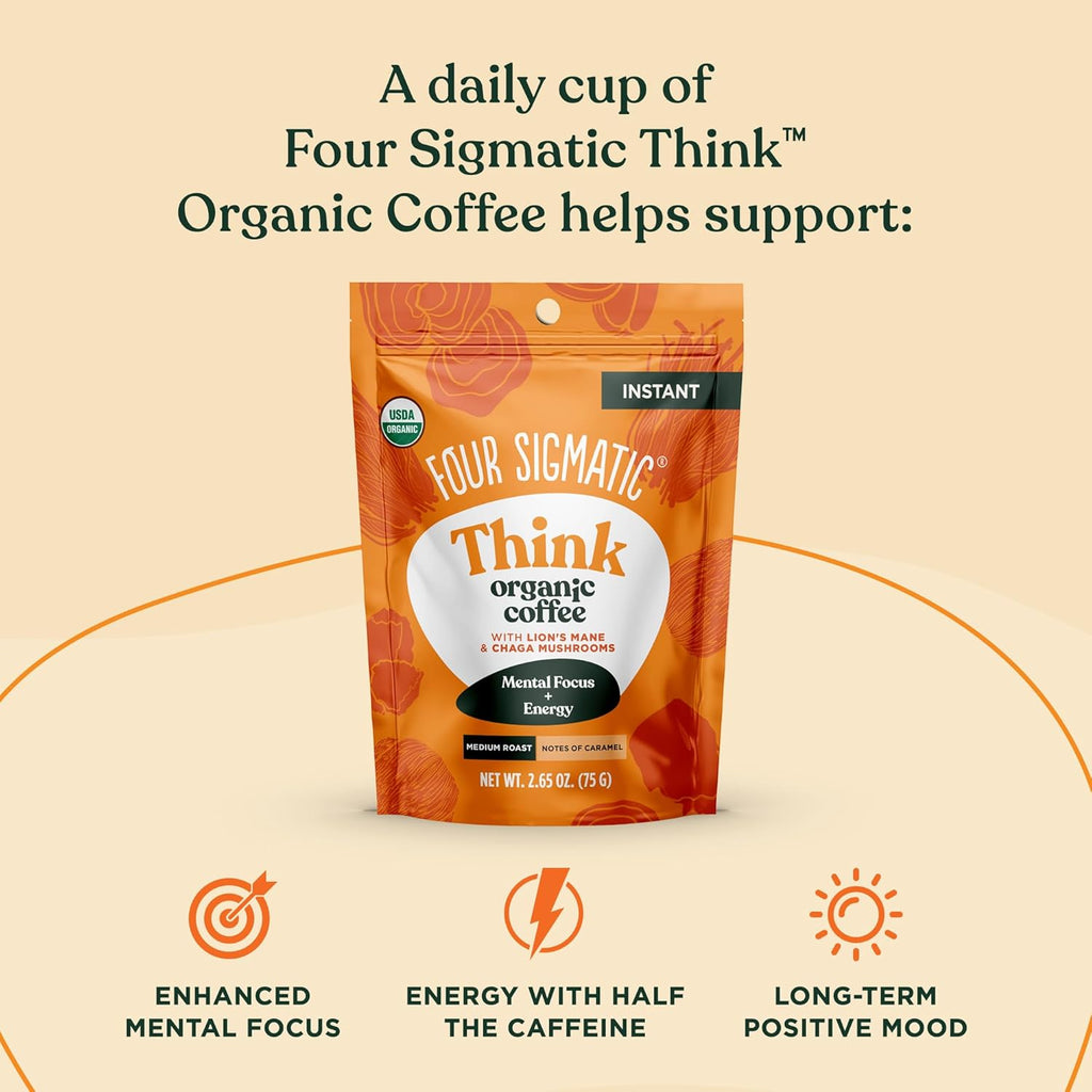 Organic Mushroom Coffee Instant Mix with Lion's Mane and Chaga q7