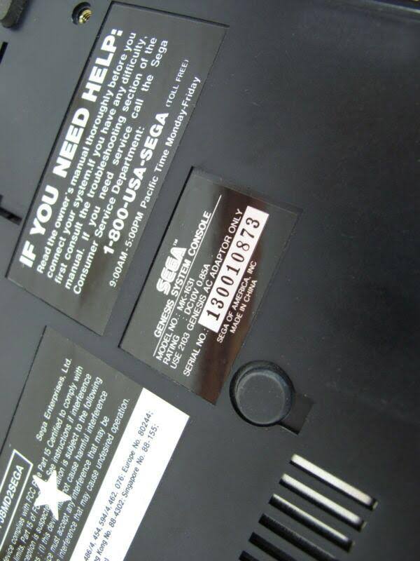 32X System Console with Power Supply & Link Cable a7