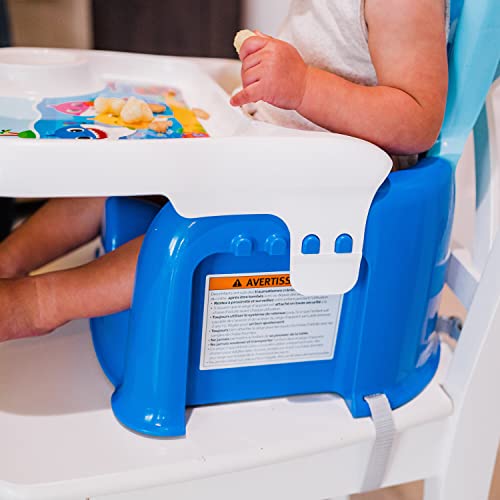 Baby Shark Booster Seat with Adjustable Tray Portable Dining Table Travel up to 50 lbs a7