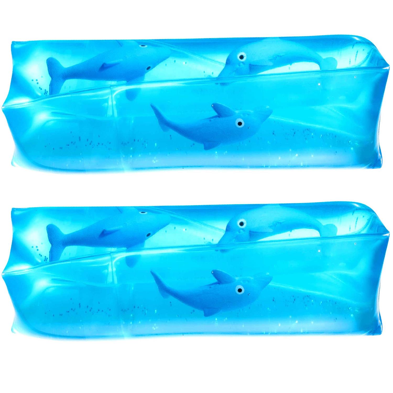 Bedwina Dolphin Water Wiggler Toy 4.75-Inch Water Snake Sensory Fidget Toys &amp; Slippery Water Tube for Birthday Party Favor or Game - Sports Supplies Online Store