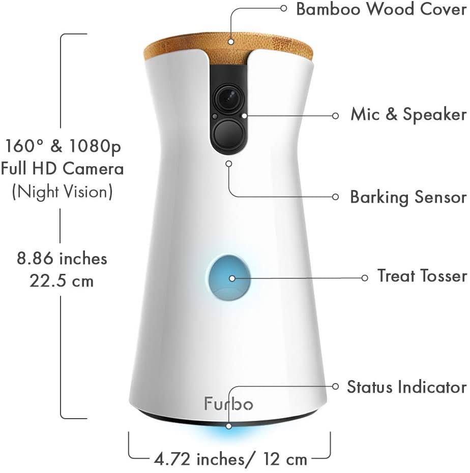 Dog Camera Full HD WiFi 2-Way Audio7k