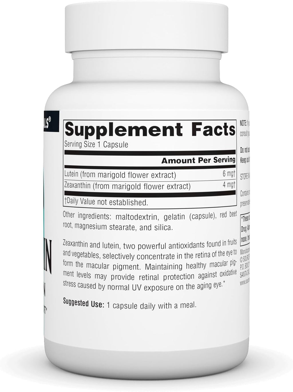 Zeaxanthin with Lutein Eye Support 10mg Capsules k7