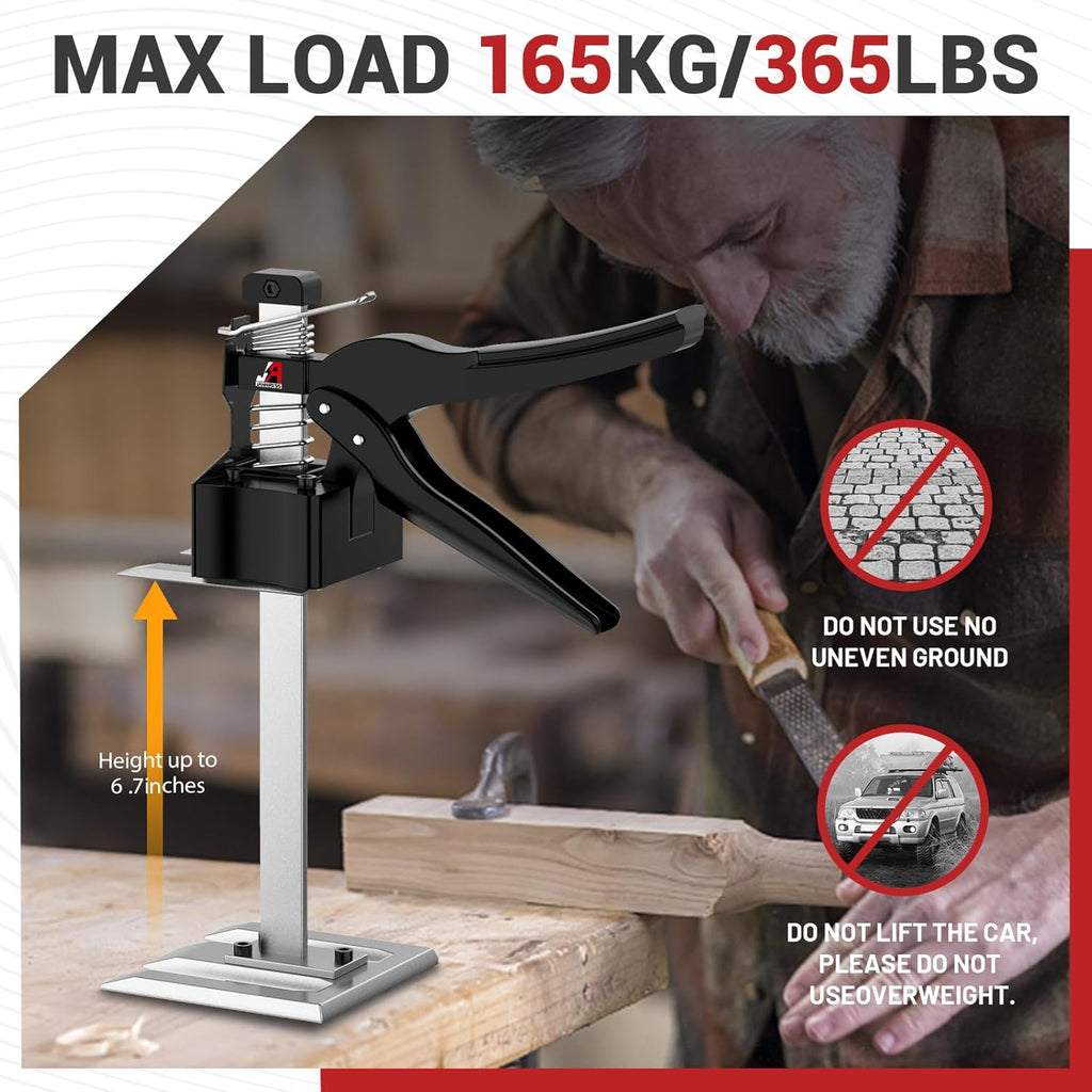 Construction Jack 2 Pack, Furniture Lifter for Cabinets and Tile, 440LBSa7