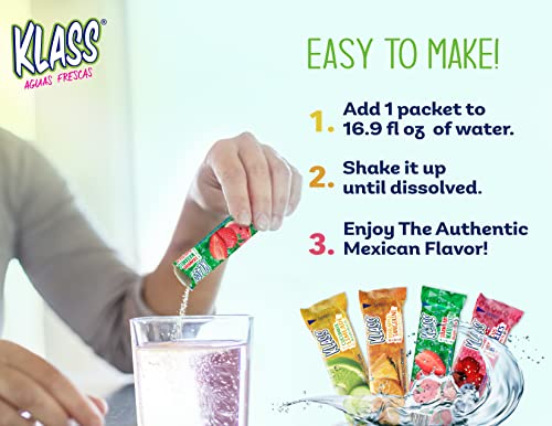 Aguas Frescas Variety Pack 4 Flavors 40 Packets k7m