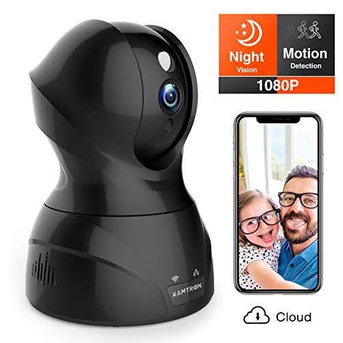 Security Camera 1080p WiFi Pet Camera - KAMTRON Wireless Indoor Pan/Tilt/Zoom HO 826-X