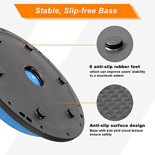 Balance Trainer Half Exercise Ball for Home Gym Core Strength Fitness a7
