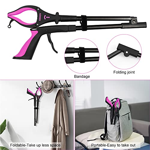 Reacher Grabber Tool 32in Foldable Pickup Stick a7