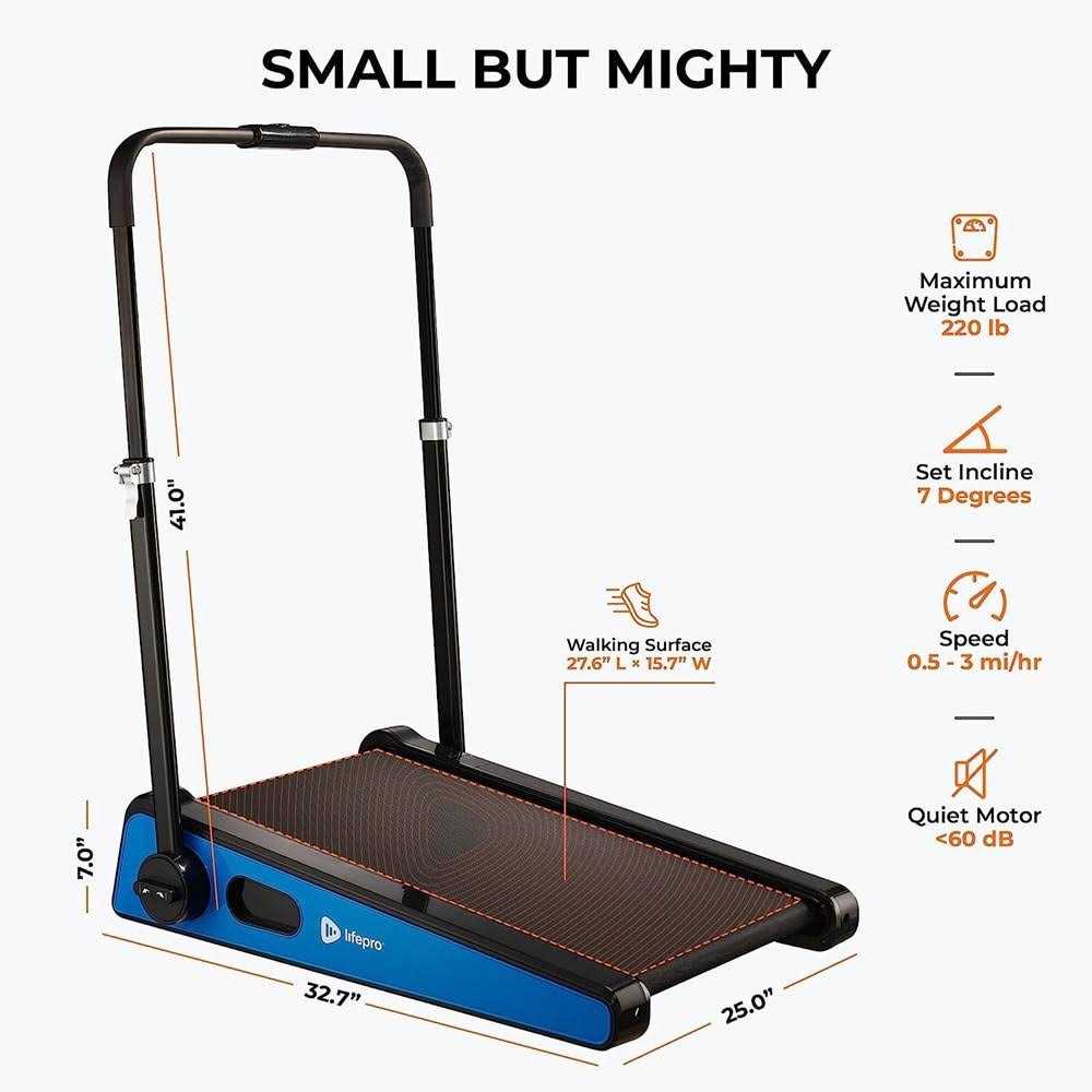 Walking Pad Treadmill with Incline Under Desk a7