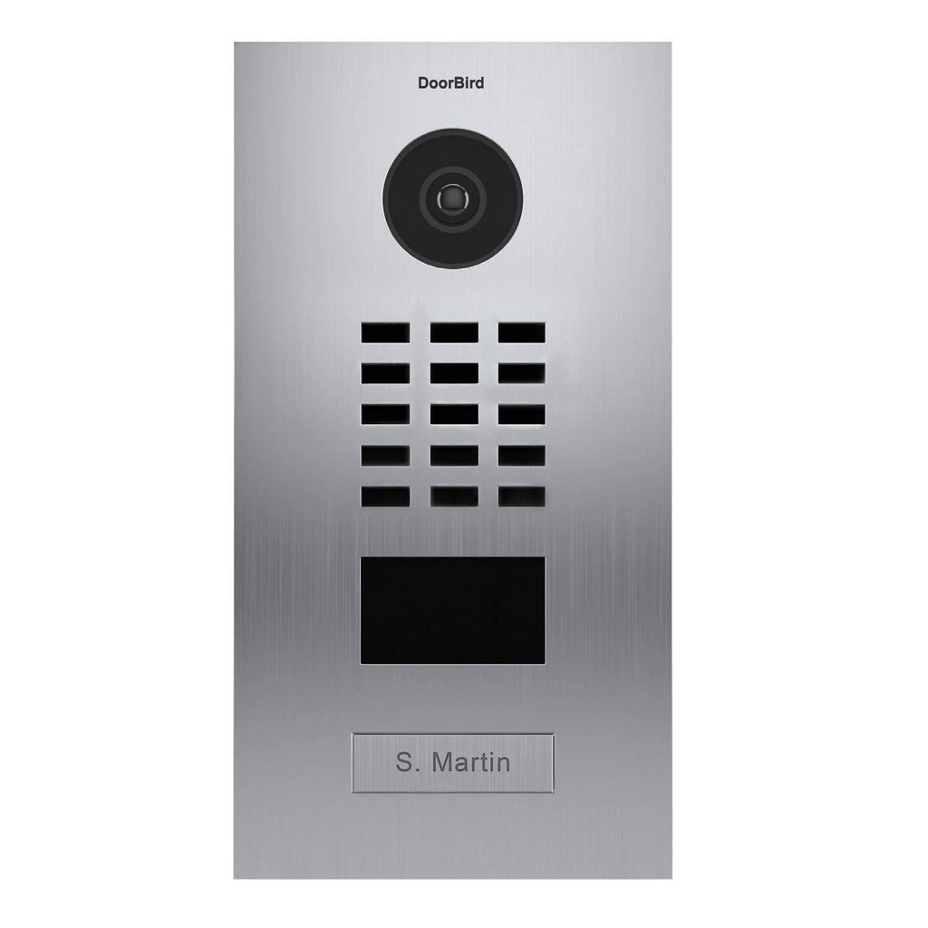 DoorBird IP Video Door Station Flush-Mounted, PoE Capable Stainless Steel D2101V