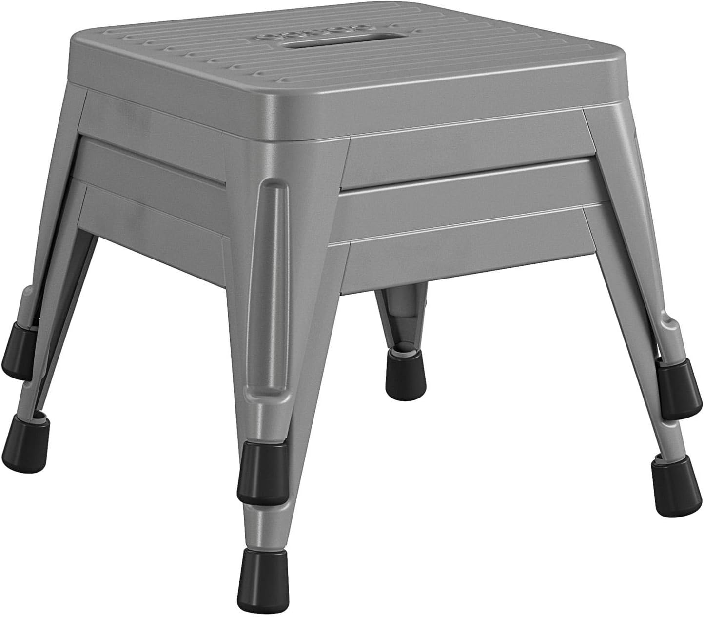 Steel Step Stool 2 Pack Gray a7