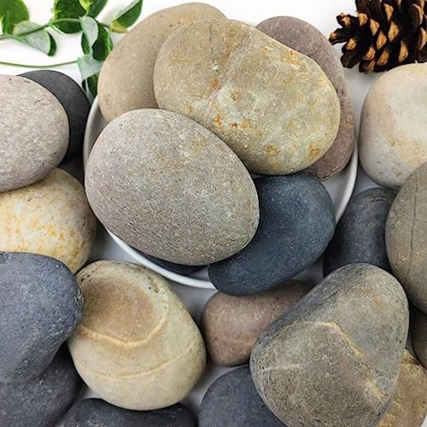 Natural River Rocks 3-4 Inch Pebbles for Garden Landscape k7