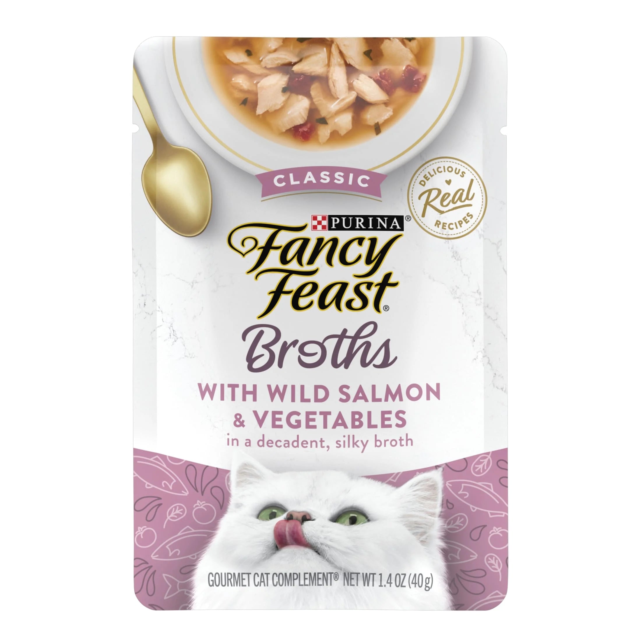 Kitten Wet Cat Food Salmon Vegetables 1.4 oz Pouch k7