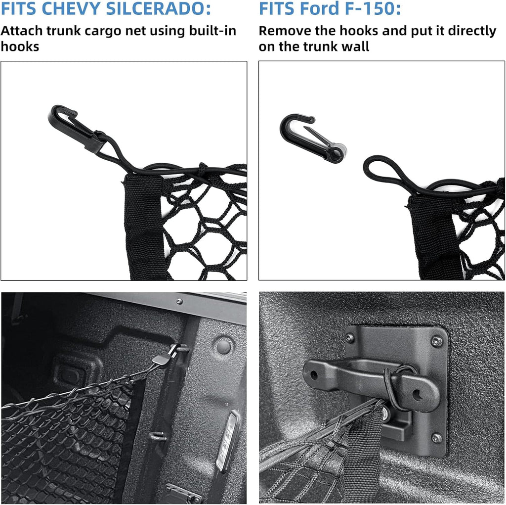 Car Rear Cargo Net Organizer for SUV Trunk a7