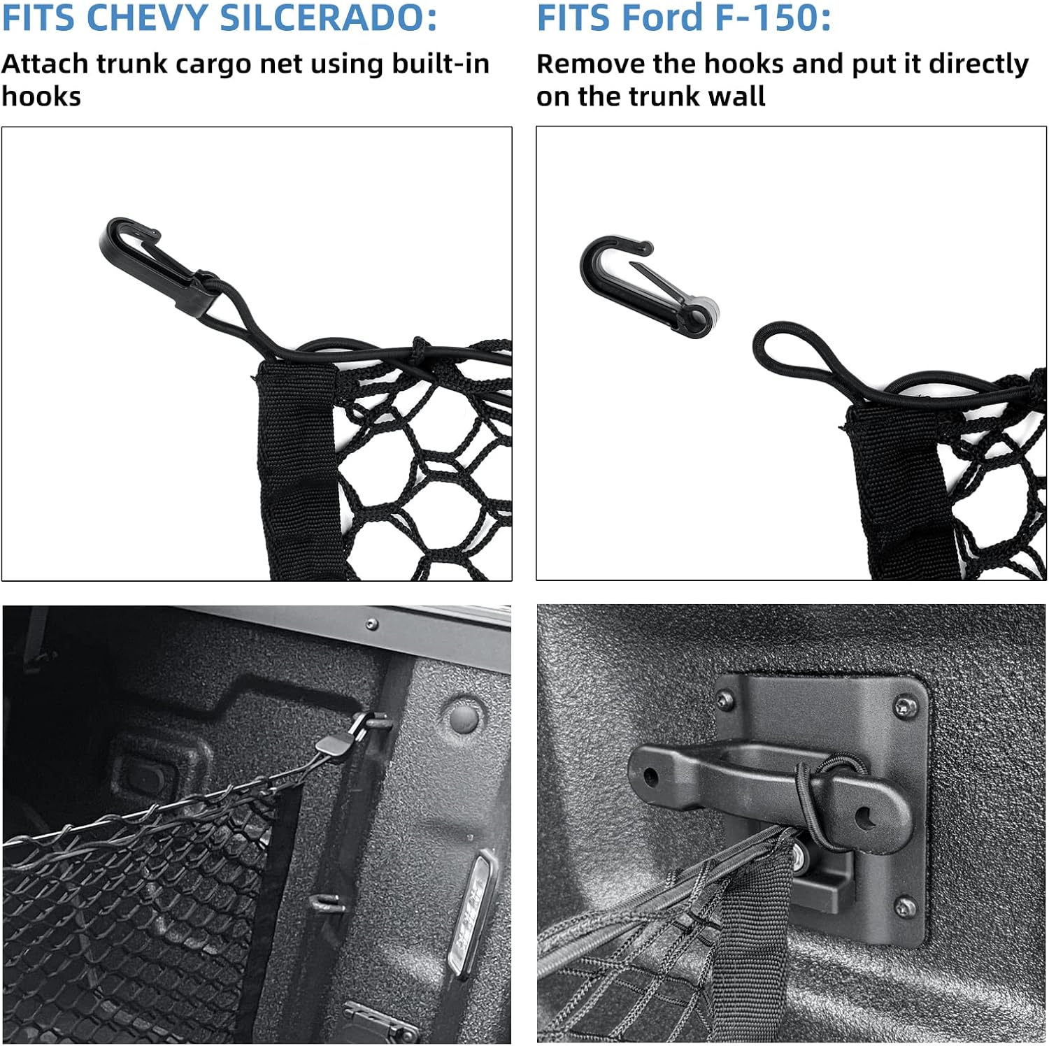 Car Rear Cargo Net Organizer for SUV Trunk a7