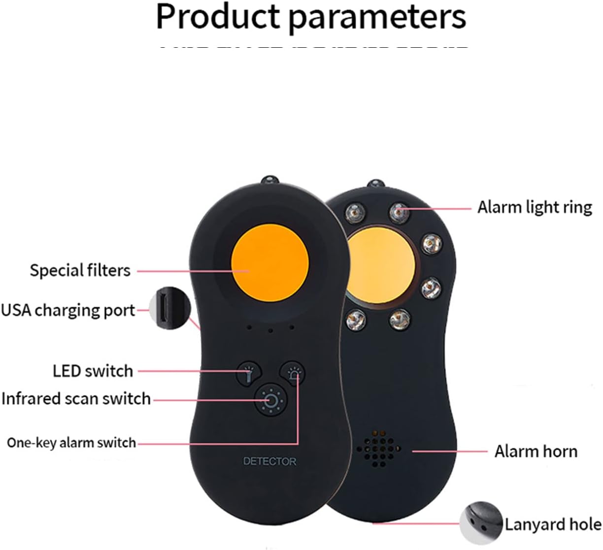 Hidden Camera Detector with Infrared Viewfinder 7k