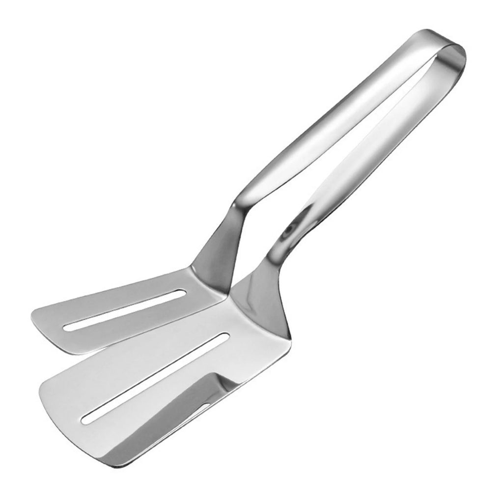 Stainless Steel Double-Sided Shovel Clip Kitchen Tongs a7