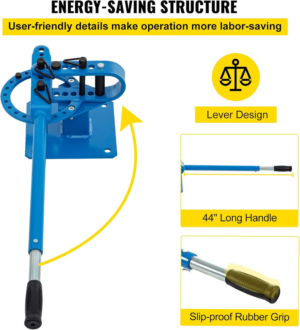 Manual Bench Top Pipe Bender 7 Dies 1-3inch Metal Fabrication k7p