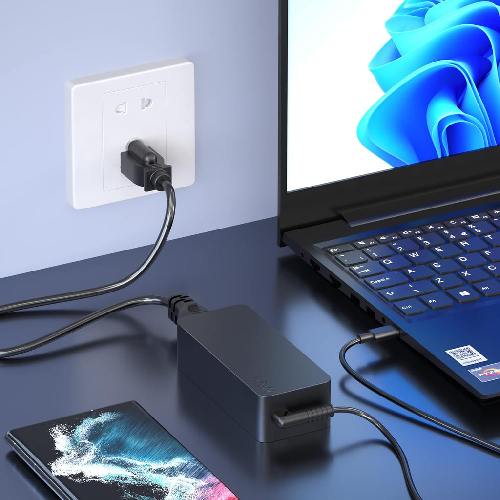 Laptop Charger 65W USB C Power Adapter k7