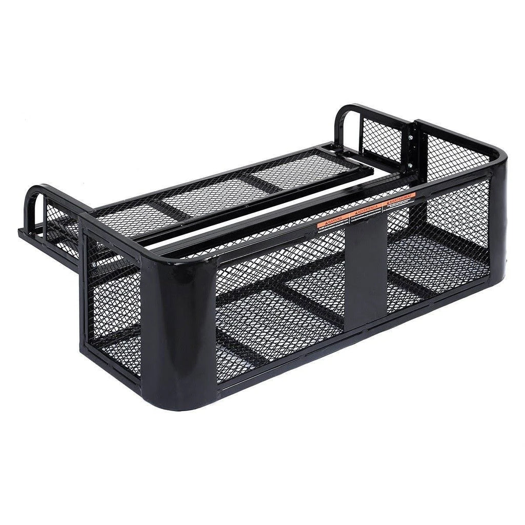 Apontus ATV UTV Universal Rear Drop Basket Rack Steel Cargo Hunting