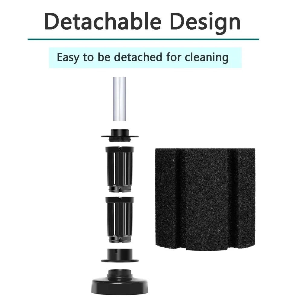 Aquarium Bio Sponge Filter for Fry Betta Shrimp Nano Tank a7