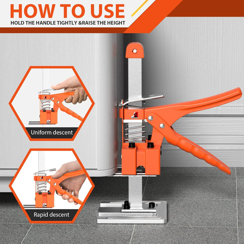 Construction Jack 2 Pack for Cabinet and Tile Installation a7k