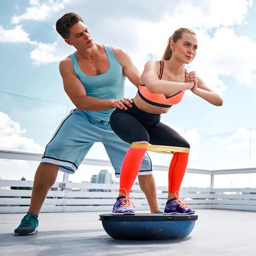 Balance Trainer Half Exercise Ball for Home Gym Core Strength Fitness a7