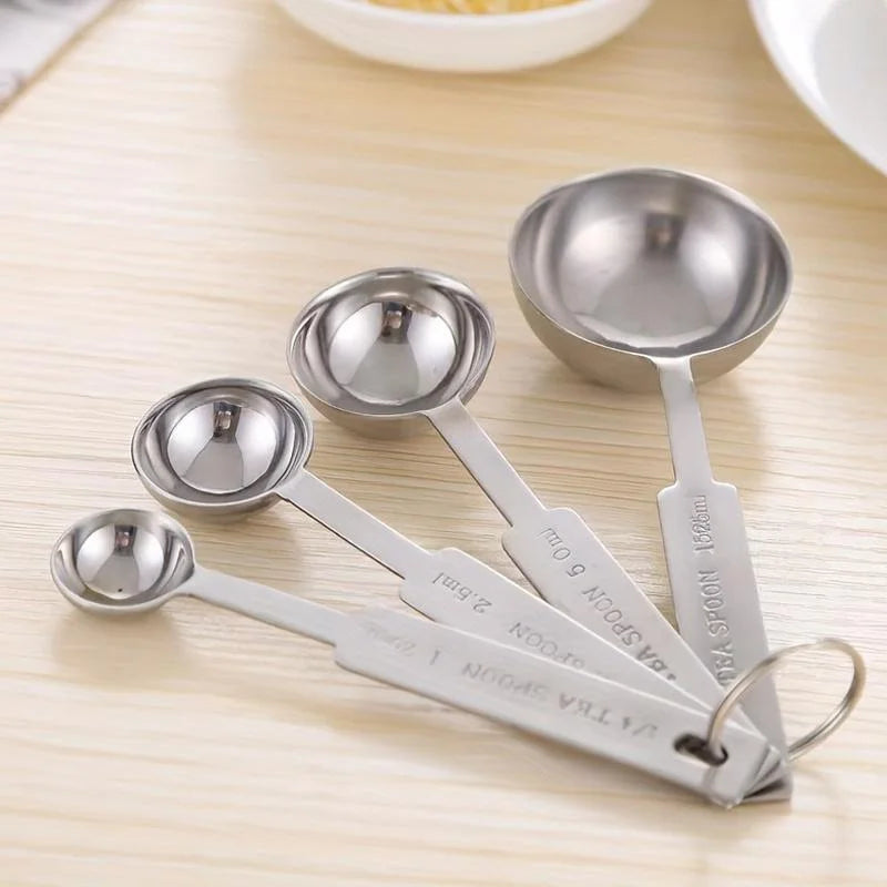 Stainless Steel Measuring Spoons and Cups for Cooking & Baking k7m