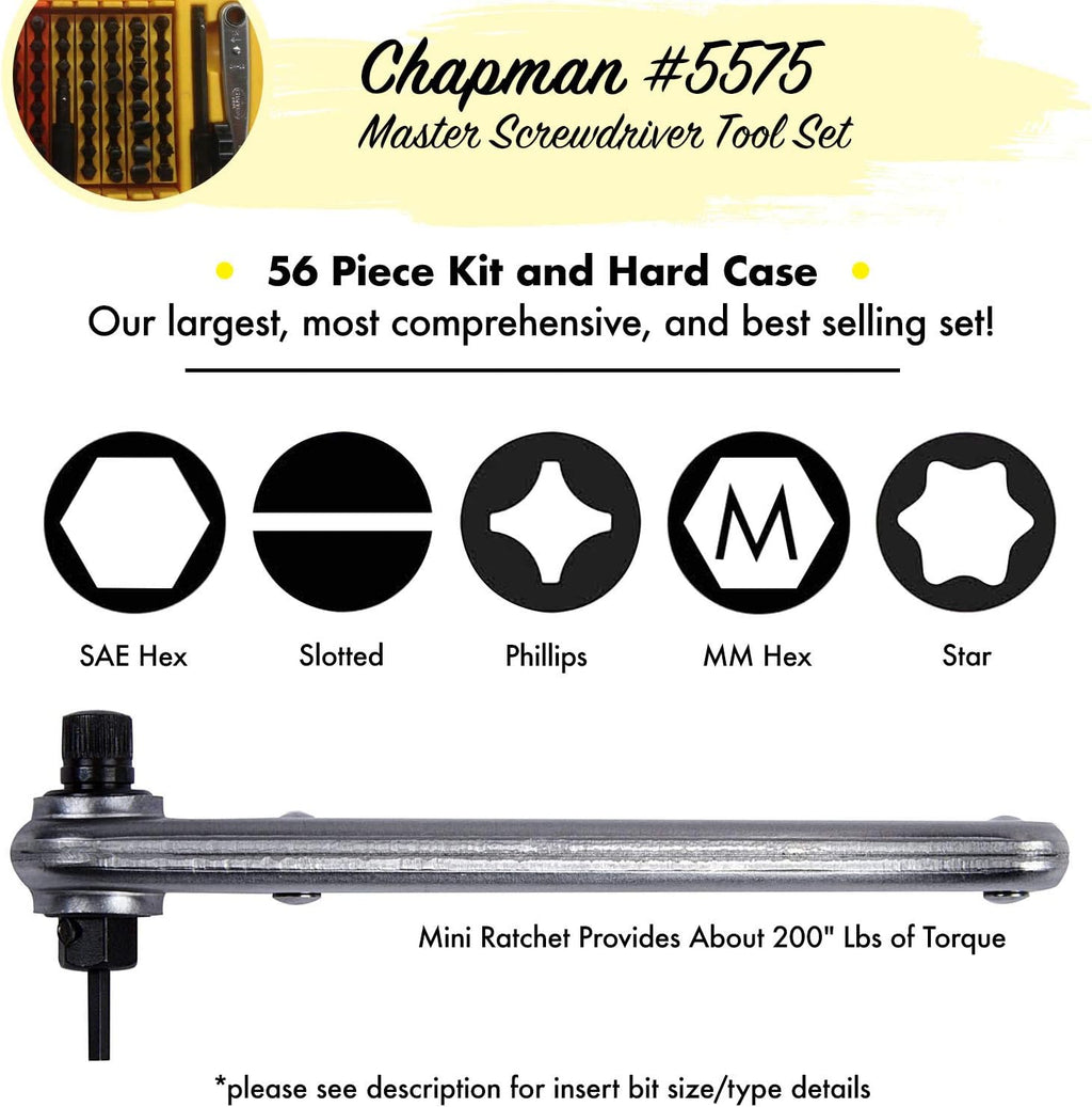 Screwdriver Set with 24 Insert Bits and Mini Ratchet Tool k7m