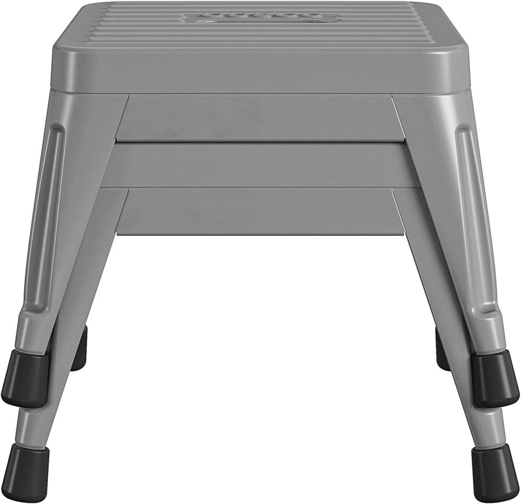 Steel Step Stool 2 Pack Gray a7