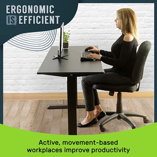 Electric Standing Desk Frame 60 x 24 Inch Motorized Workstation with Memory Settings a7