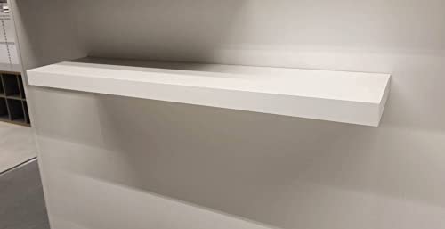 Wall shelf white 110x26 cm a7