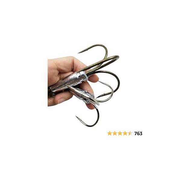 Snagging Weighted Treble Hooks 2pcs 5 Sizes k7m