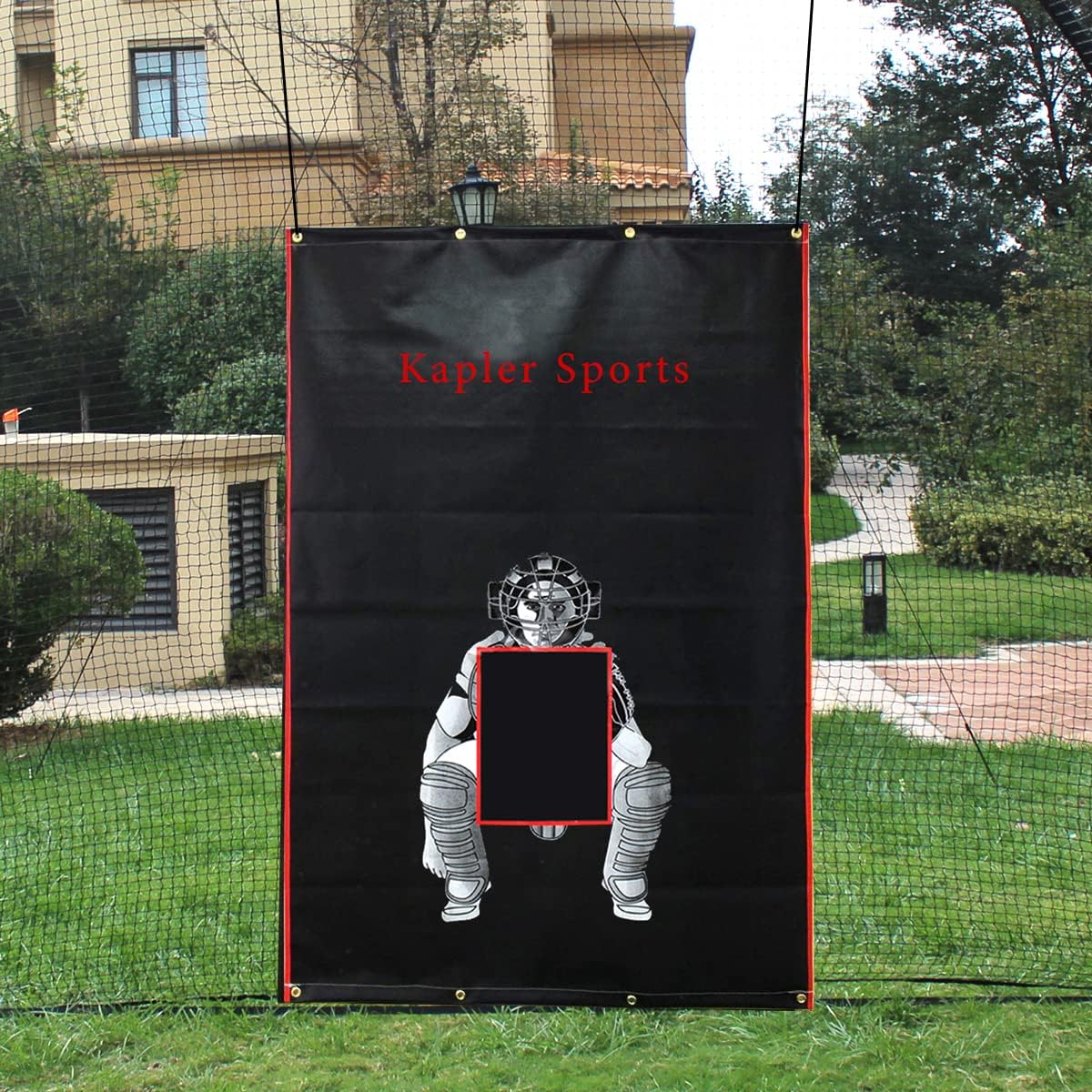 Batting Cage Backstop with Bungees for Baseball Softball Hitting Pitching a7