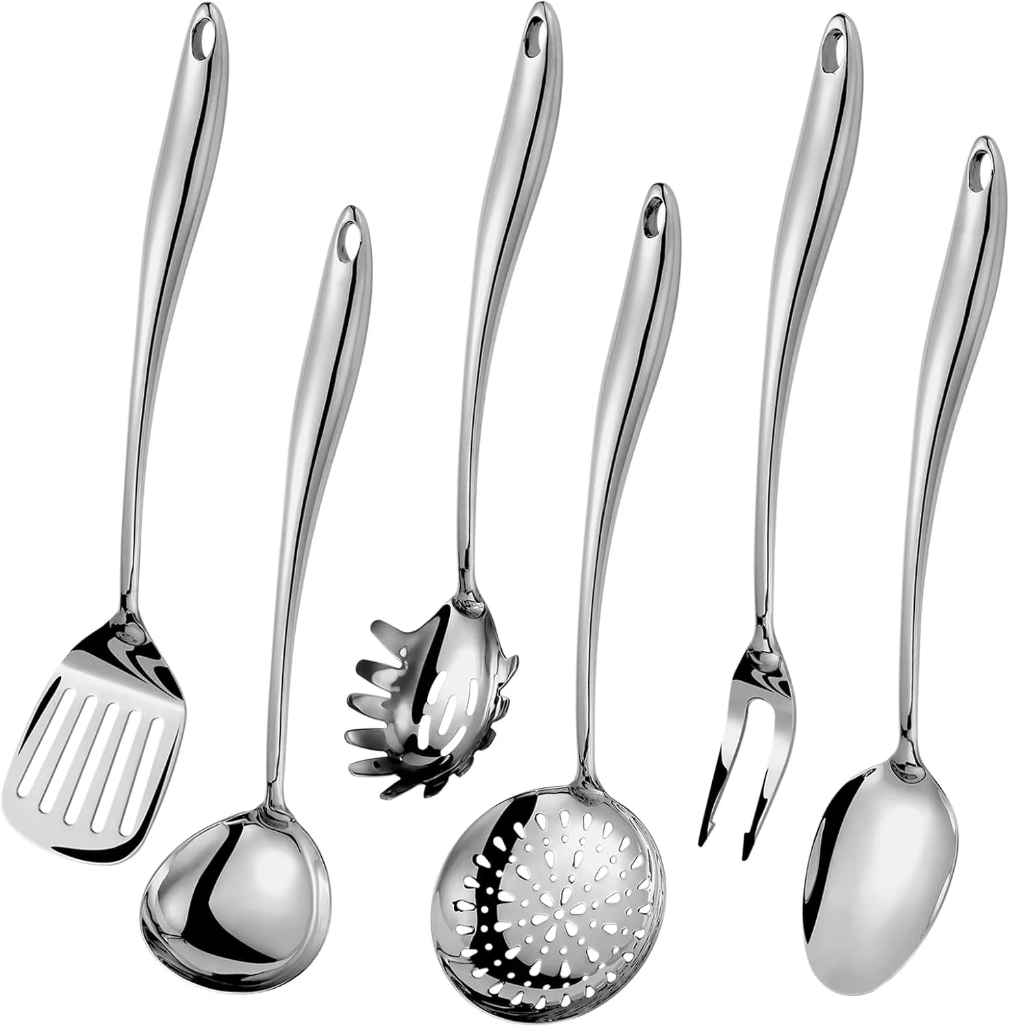 Stainless Steel Kitchen Utensils Set 11 Piece Gold Matte q7
