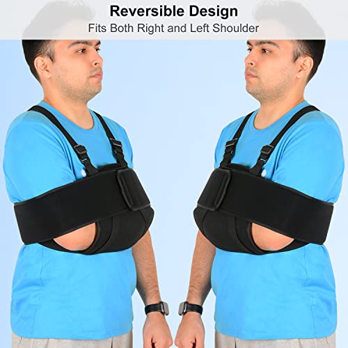 Arm Sling Shoulder Immobilizer Adjustable Support Brace Black k7
