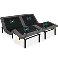 Best Choice Products Ergonomic Twin XL Size Adjustable Bed, Zero Gravity Base for Stress Management w/Wireless Remote Control, Massage, USB Ports