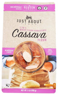 Just About Foods Cassava Flour, 100% Cassava Root, No Artificial Flavors, Kosher, Paleo, Gluten Free & Non-GMO, 2 Lb, 32 Ounce (Pack of 4)