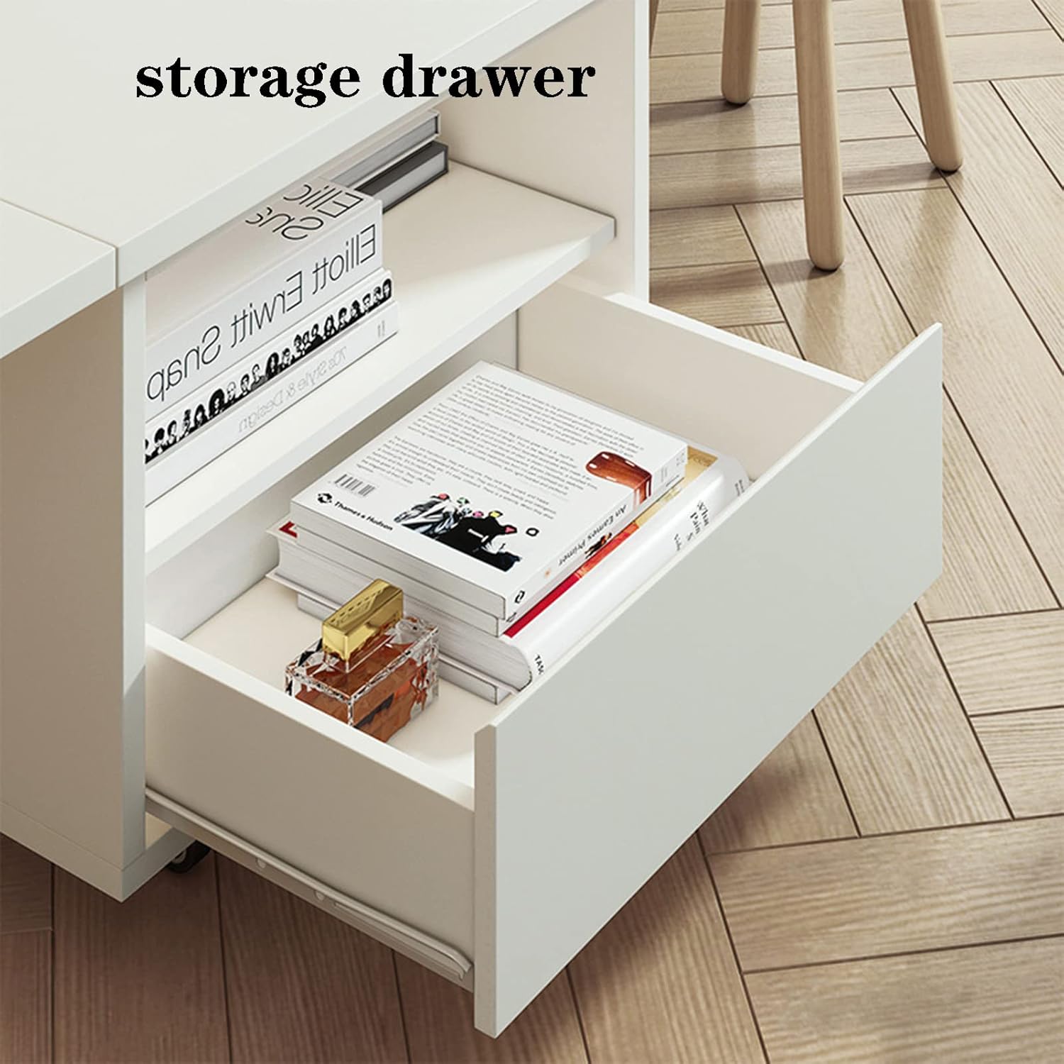 Folding Coffee Table with Drop-Leaf and Rollers, Solid Wood, 1.4m k7