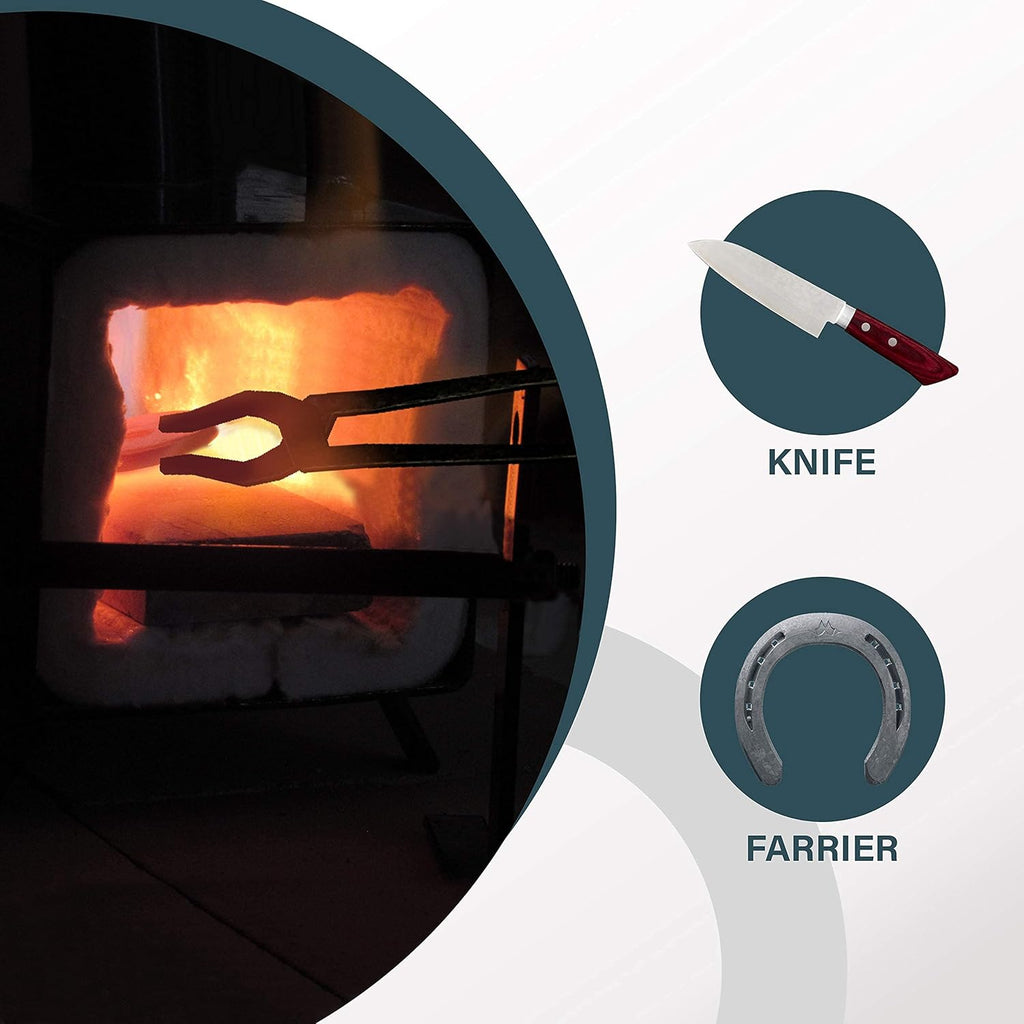 Portable Propane Gas Forge Single Burner with Stand k7m