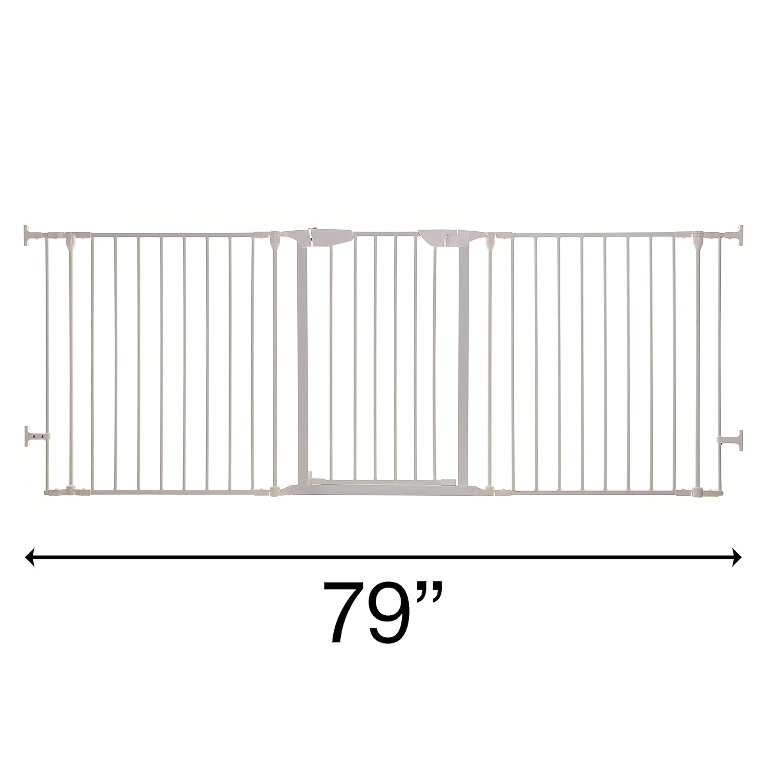 Baby Gate for Stairs White a7