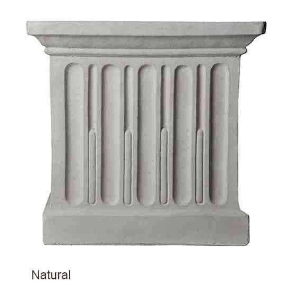 Yin Yang Stone Pedestal Birdbath k7m