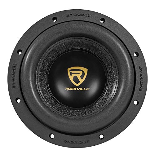 Rockville 10" 2000W Peak Car Subwoofer Dual 2-Ohm 500W RMS Black k7