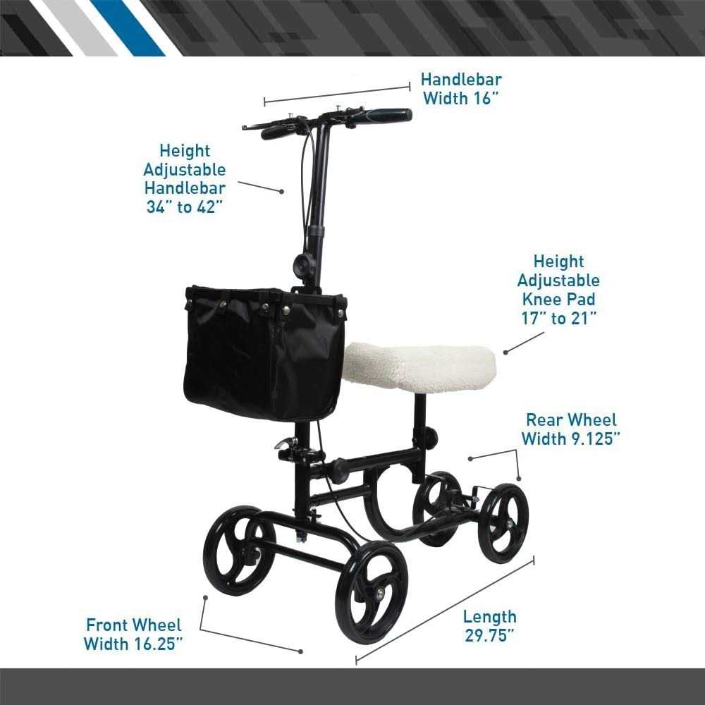 Knee Walker Scooter for Leg Injury q7k