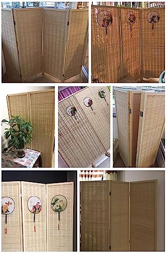 4 Panel Folding Room Divider Screen Freestanding Partition 6ft k7