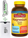 Nature Made Magnesium Citrate 250 mg Supplement, 180 Count Softgels (Pack of 1)
