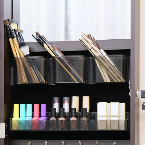 LED Jewelry Armoire with Mirror and Drawers k7m